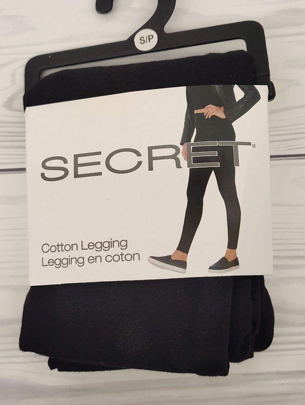 Small Secret Cotton Leggings Pants in Black Sz Small